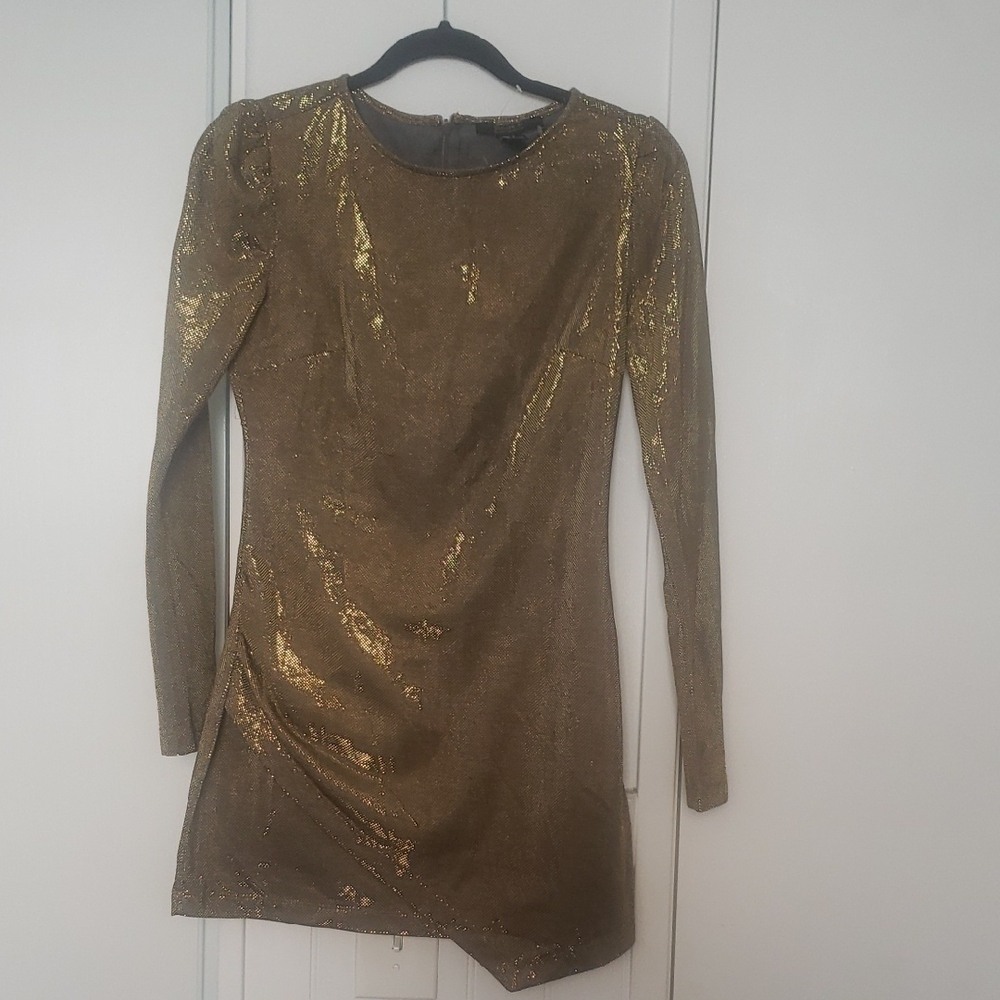 Forever 21 Gold Sequin Dress